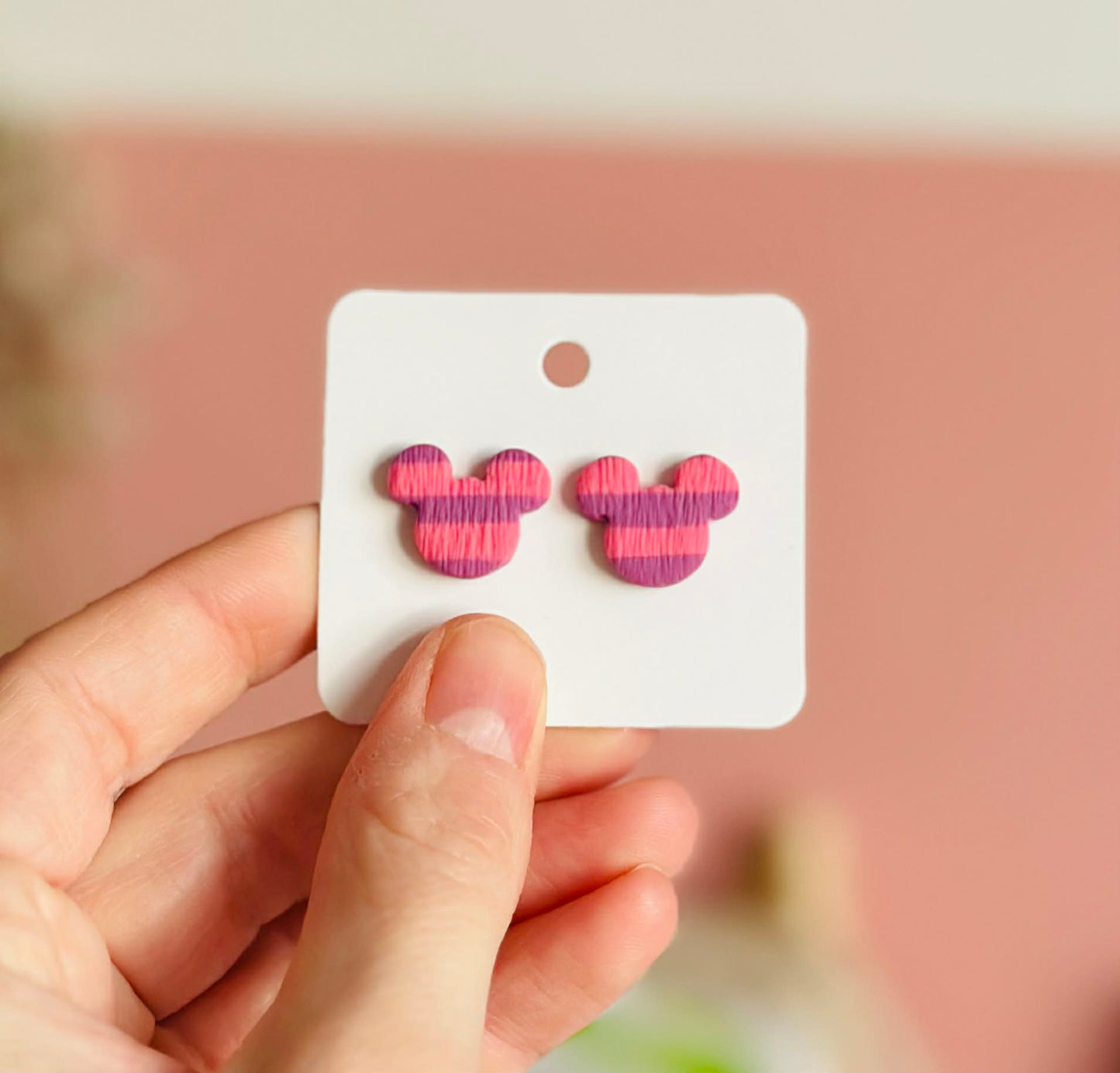 Cheshire Cat Mickey Studs