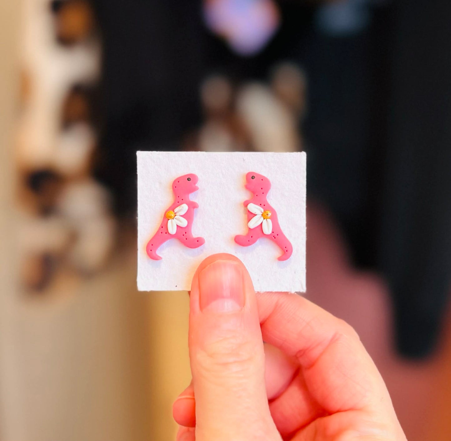 Daisy Dino Studs