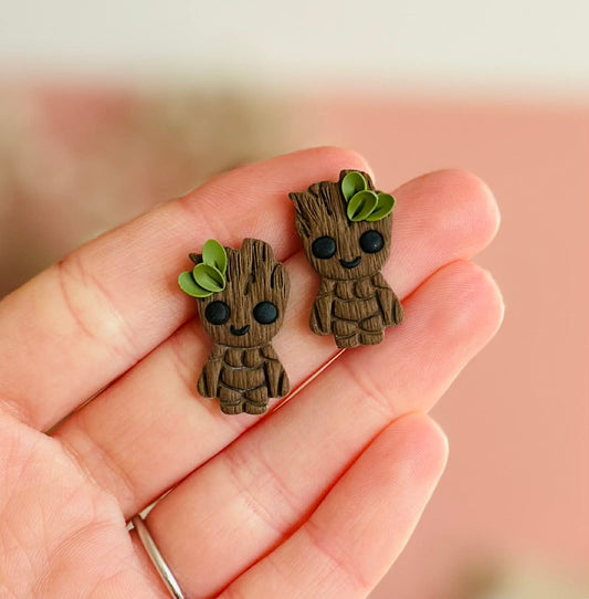 Baby Groot Studs