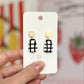 Black & White Dangles