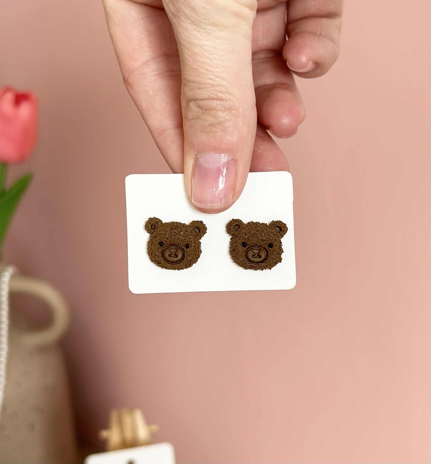Teddy Bear Studs