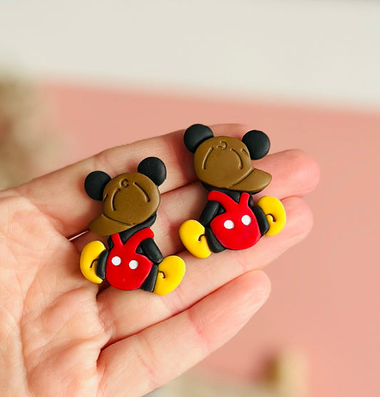 Oversized Mickey Studs
