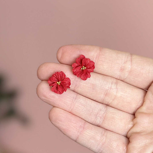 3D Red Flowers