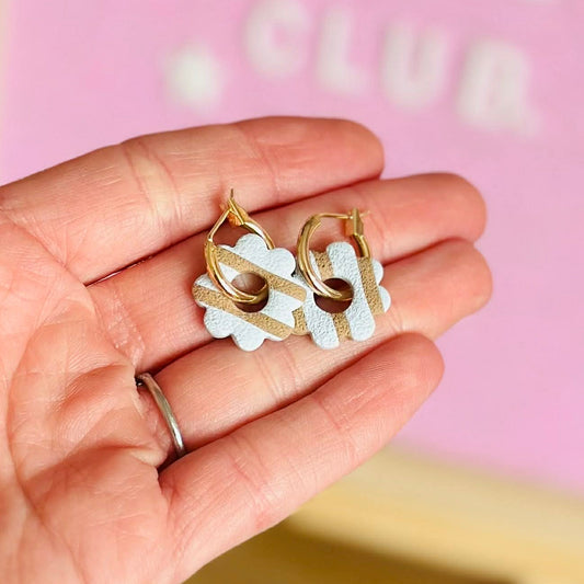 Striped Florals - Blue