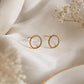 Twisted Gold Studs