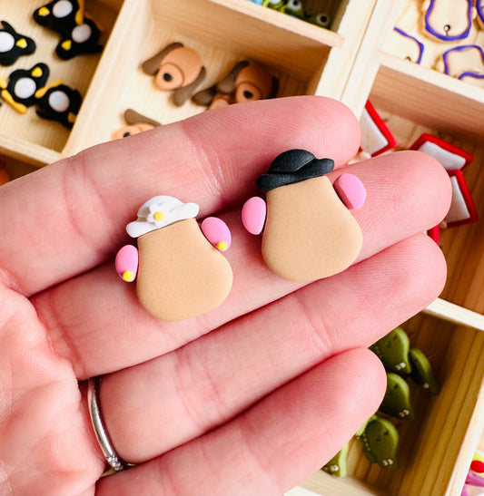 Mr & Mrs Potato Head Studs