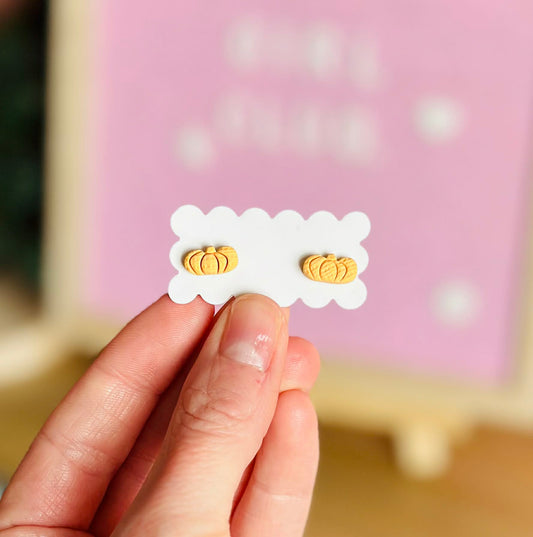 Mini Pumpkin Stud