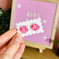 3d Flower Studs