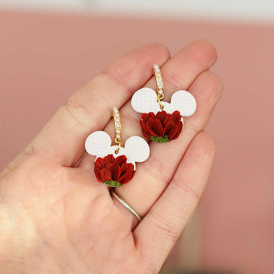 Xmas Floral Mickey